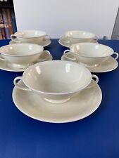 Suppentassen mit Untere Rosenthal Winifred Elfenbein Uni