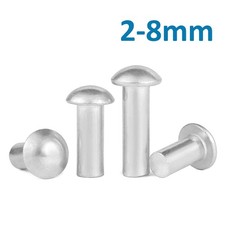 Halbrundnieten Aluminium Alu