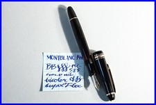 1955 MONTBLANC Zelluloid MASTERPIECE 144  KOLBEN-FÜLLER 14K Feder flex BB Kallig