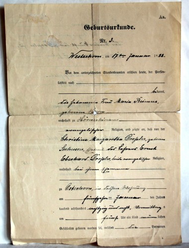 Geburtsurkunde aus - geburtsurkunde,
