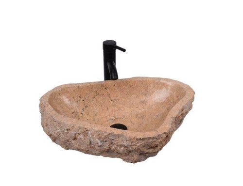 Marmor waschbecken erosi brown - marmor,