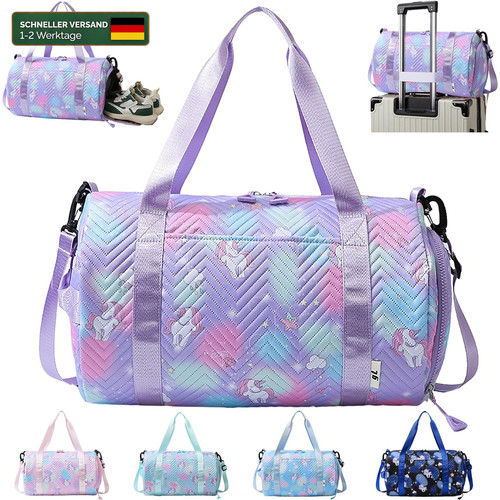 Sporttasche einhorn lila - sporttasche,
