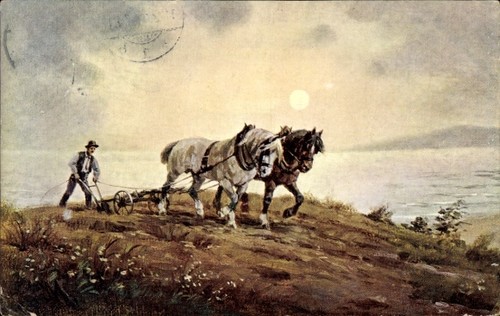 Künstler landwirtschaft - künstler, ak