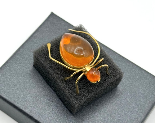 Vintage spinnen brosche - vintage,