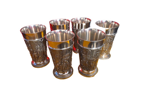 Zinnbecher stck - 6,