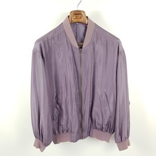 Vintage 100% Seide Bomberjacke