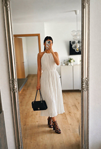 Luxus kleid zara weiß - luxus,