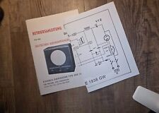 Volksempfänger DKE 38 GW Betriebsanleitung Schaltplan Volksempfanger