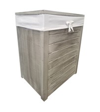 Wäschekorb Holz Echtholz