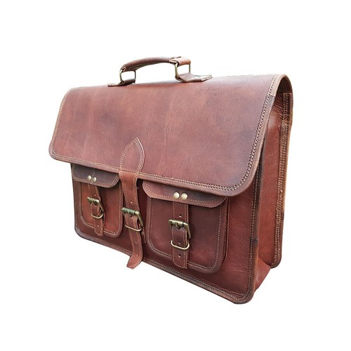 Alte vintage ledertasche - alte, vintage-ledertasche