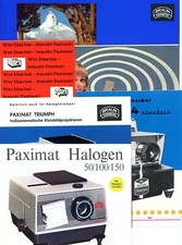 BRAUN Prospekt PAXIMAT Diaprojektor HALOGEN TRIUMPH N24 DE LUXE Broschüre (Y4626