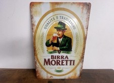 BIRRA MORETTI BIER Blechschild