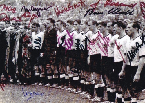 1954 deutschland autogramm - wm,