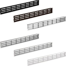 Lüftungsgitter Tür Kühlschrank-Abluft Sockelleiste Möbelgitter Küche 458x65 mm