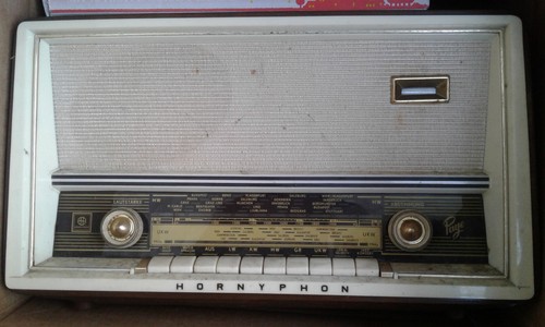 Hornyphon vintage radio - hornyphon,