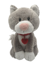 NICI Love KATZE mit Herz Halsband sitzend 22 cm Plüschtier Kuscheltier Stofftier