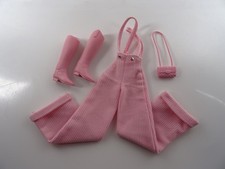 Vintage Mode für Barbie Cool Colours Teresa Latz-Cordhose Stiefel Tasche (18991)