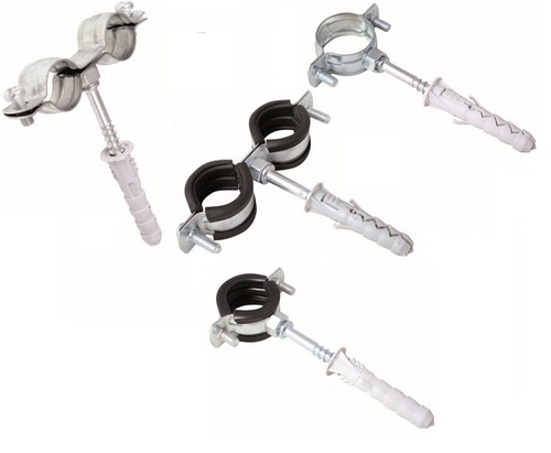 Rohrschellen rohrhalter doppel - rohrschellen,