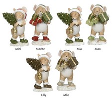 Weihnachtsdeko Maus mit