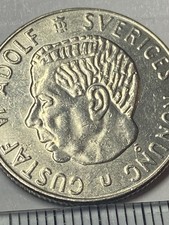 Münze Schweden 1 Krone 1973-U
