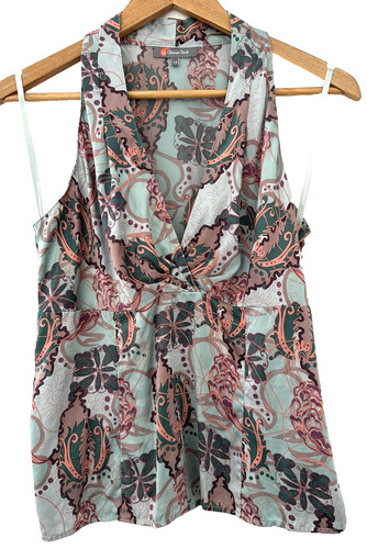 Gharani strok sommertop blau - gharani,