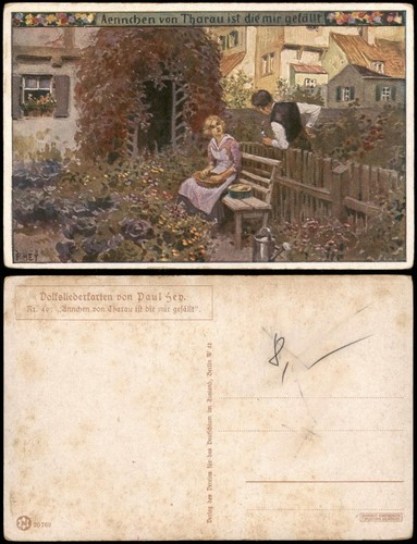 Künstlerkarte aennchen - künstlerkarte, "aennchen