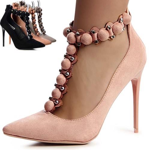 Damen pumps spitz high - high, heels