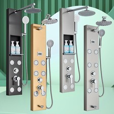 Duschpaneel Edelstahl Duschset