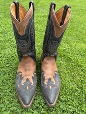 Western-/Cowboystiefel Größe 43 Echt-Leder