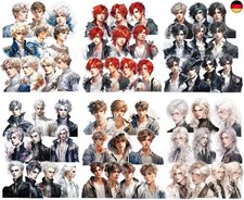 60PCS Vintage Sticker Set