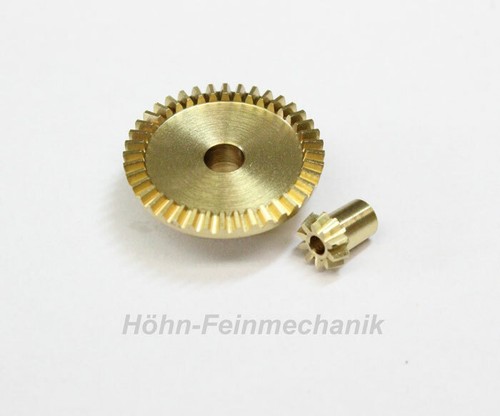 Kegelzahnrad aus messing - kegelzahnrad,