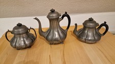3 viktorianische Zinnkannen