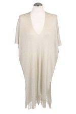Max Mara Damen Bademode Gr. 36 (One Size) Creme Badekleid Tunika Beachwear