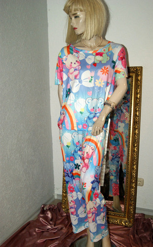 Pyjama schlafanzug negligee - *,