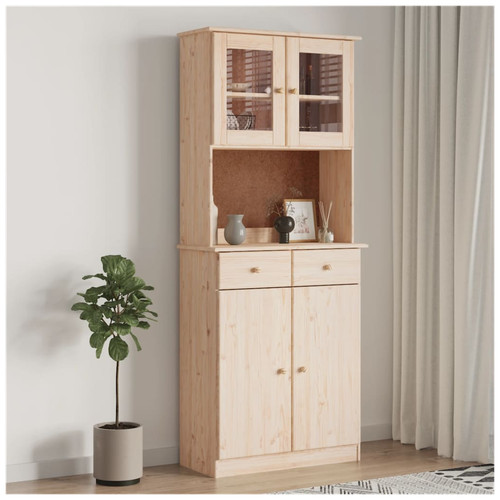 Highboard kiefer massiv natur - massiv,