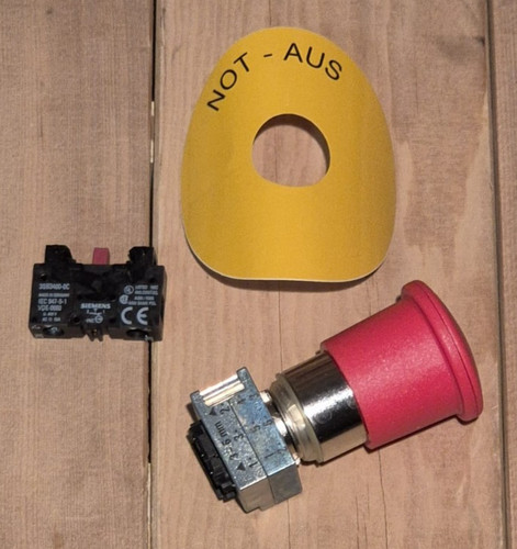 Not aus pilz - pilz, siemens