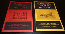 Plastic Toy Soldier Auctions 2 Kataloge Elastolin Lineol Soldaten Panzer etc.