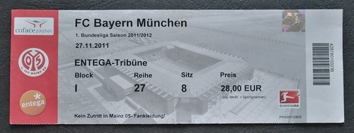 Ticket bundesliga 2011 fsv - bundesliga,