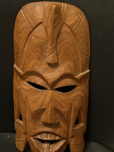 Antike afrikanische holzmaske - afrikanische,