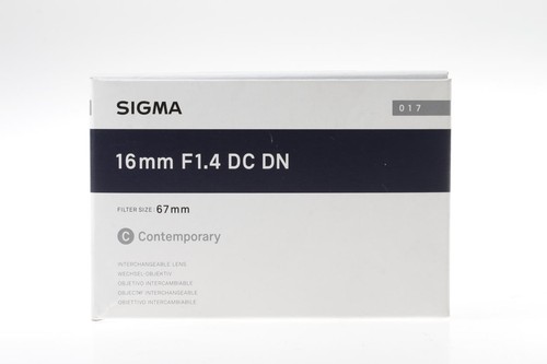 Sigma 16mm dc - f/1,4,