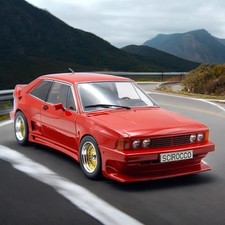 VW Scirocco Rieger GTO 1980 rot Modellauto 1:18 MCG