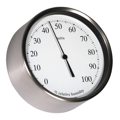 Clausen edelstahl hygrometer - edelstahl,