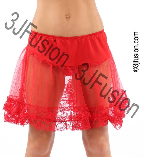 Damen glamour lagig - damen, roter