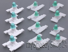 12x für VW Golf 3 Zierleisten Klammern mit Tulle Clips 1H0853585A 1H0853585B