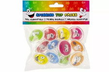 72 x Kreisel Motiv *Lustige Gesichter* Spiele, Drehen, Preise, Geburtstag SALE!!