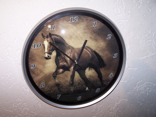Mega wanduhr pferd - -, horse