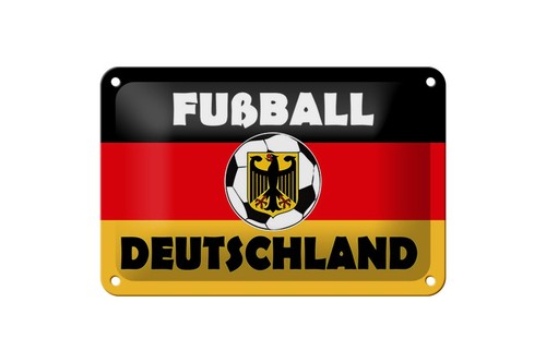Blechschild fußball - blechschild,