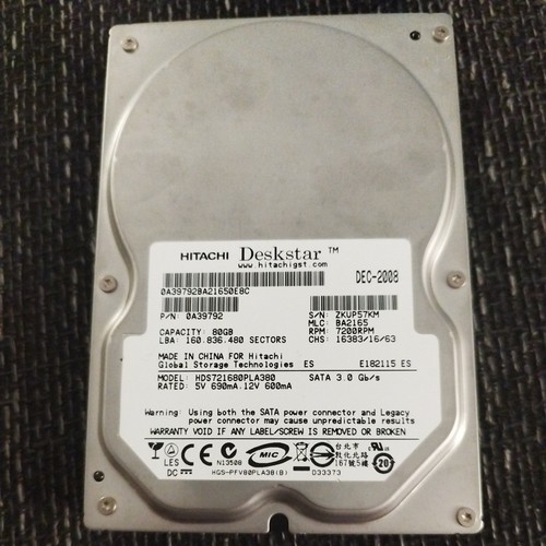Hitachi festplatte 160 - 160, gb