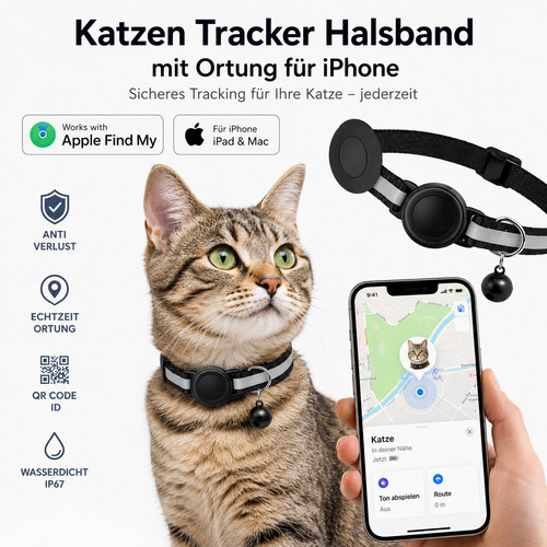 Katzen halsband tracker apple - katzen,