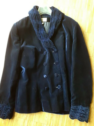 Samtblazer dunkelblau jacke - dunkelblau,,
